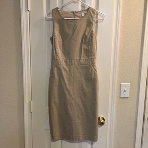 Banana Republic stretch fitted midi dress